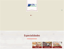 Tablet Screenshot of gastronomiajoinville.com.br